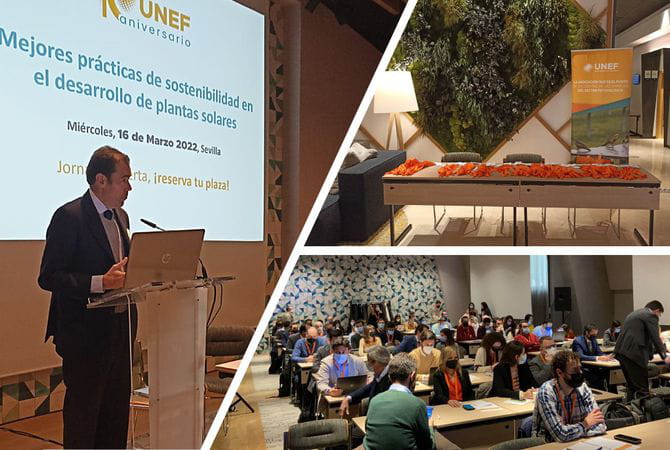 UNEF presents its Guide of Best Sustainability Practices for the development of solar plants in Seville